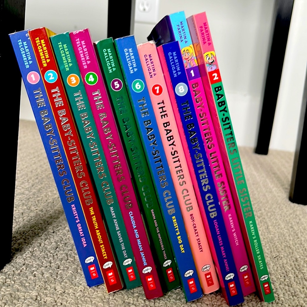 BABYSITTERS CLUB 1-8 + BABYSITTERS LITTLE SISTER 1&2